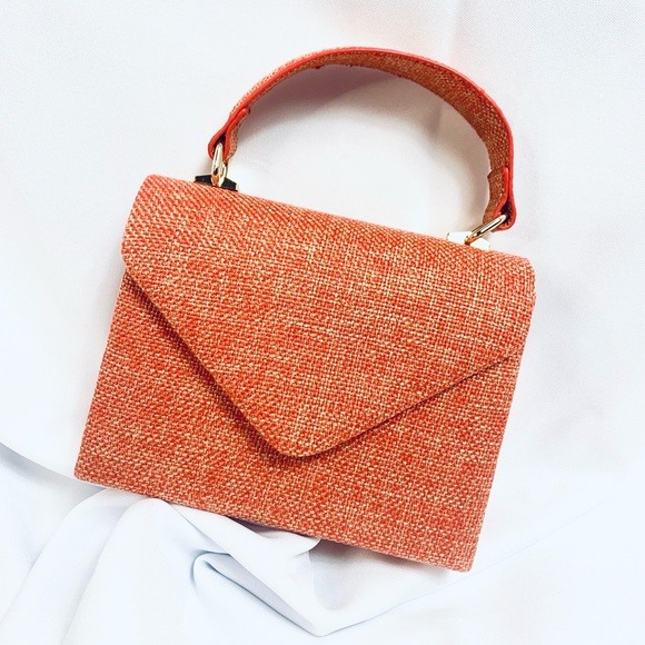Linen Satchel Crossbody - Picture 2 of 5